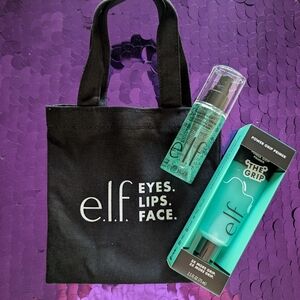 e.l.f. Power Grip Primer (2.5 oz) + Setting Spray With Tote